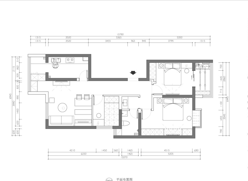 小户型改三室 请大师们给点意见_2.jpg