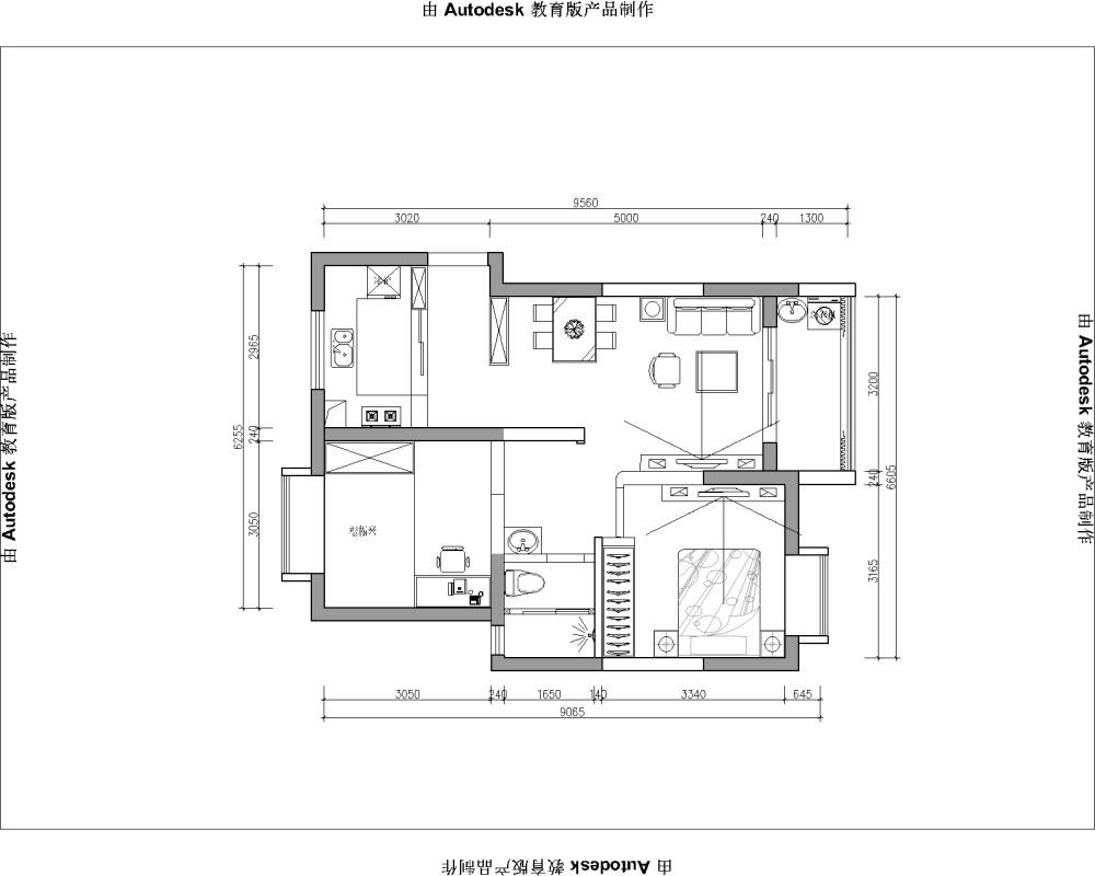 79平的住宅，请各位各抒己见_原始建筑-Model.png