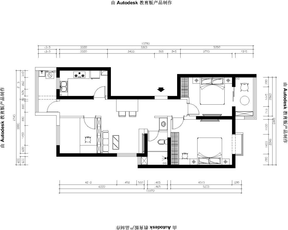 两室改三室 大师们救个急啊_两室改三室-Model.jpg