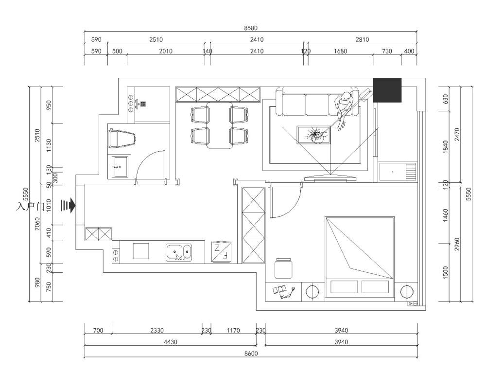 小户型，希望各位多多指点_CAD-模型1.jpg