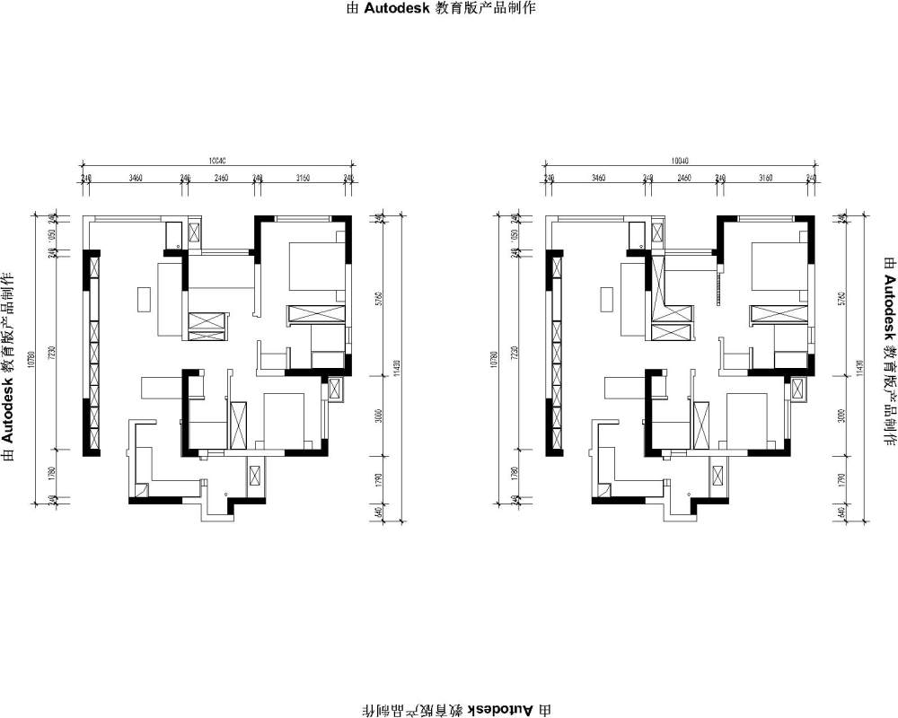 自家95平米房子，大家帮忙看看平面规划布局！特别是厨房_1127.jpg