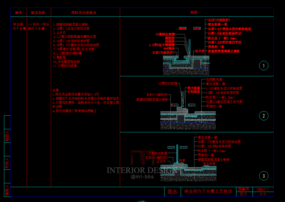 CAD室内外设计施工工艺节点大全细节材料收口图库资料通..._12.PNG