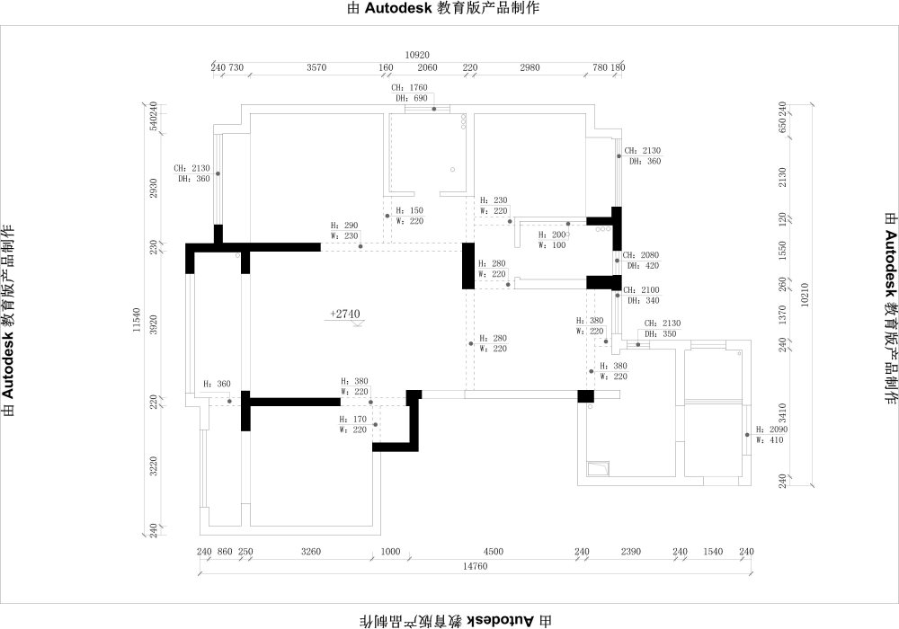 分享案例134平，要求两房，主卧南北套间 大客厅 现代风格_新块-Model.jpg