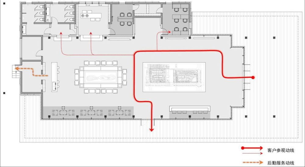 【云想衣裳】睿风设计-成都都江府建筑艺术馆丨475㎡_图纸4微信号：tototo04.jpg