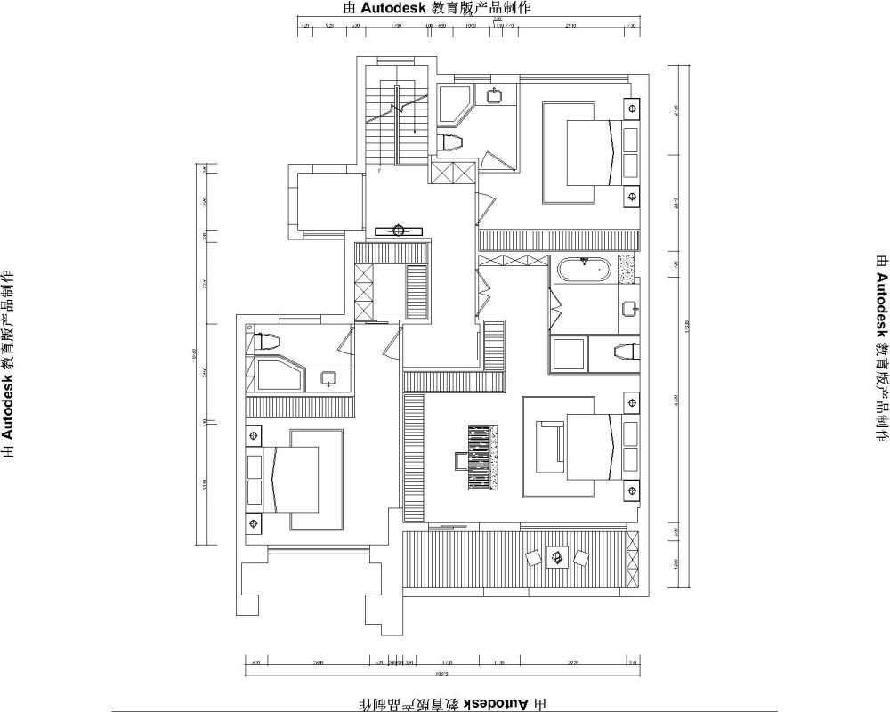 排屋楼下一个房间加客厅餐厅，楼上三个房间，_1.jpg