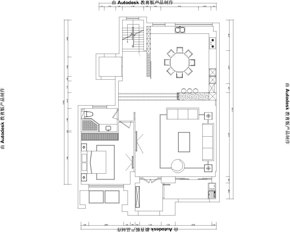 排屋楼下一个房间加客厅餐厅，楼上三个房间，_2.jpg