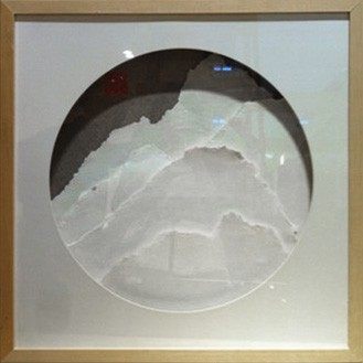 武汉 装饰画定制 实物画 工艺画_实物画 意向山水