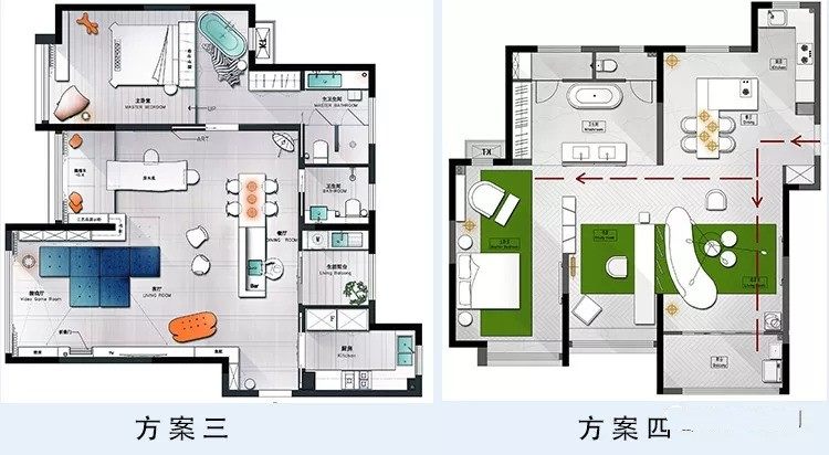 一个户型多种平面方案丨家居,别墅,LOFT,跃层,户型平面优化..._095710fv5vayvz64h244tt.jpg