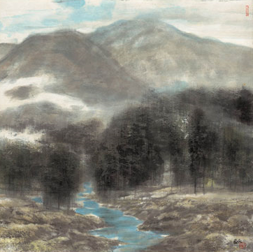 水墨画工笔画国画山水画鸿运当头流水生财装饰画玄关图库_微信截图_20190706151627.png