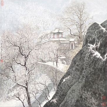 水墨画工笔画国画山水画鸿运当头流水生财装饰画玄关图库_微信截图_20190706152255.png