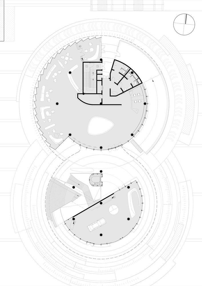 杭州运河万科中心·创新体验中心 / 汇乘建筑_03_一层平main图.jpg