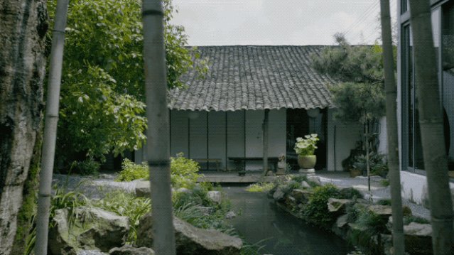 隐居山林，这处700㎡的中式庭院，还原宋代人的桃花源_隐居山林，这处700㎡的中式庭院，还原宋代人的桃花源-6.jpg