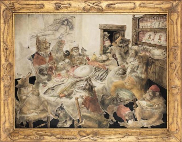 藤田嗣治、【Mon interieur.Nature morte au