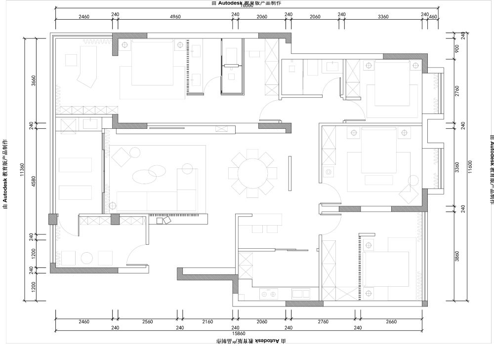 180平米大户型，求大神指点一下！_新块Layout11.jpg