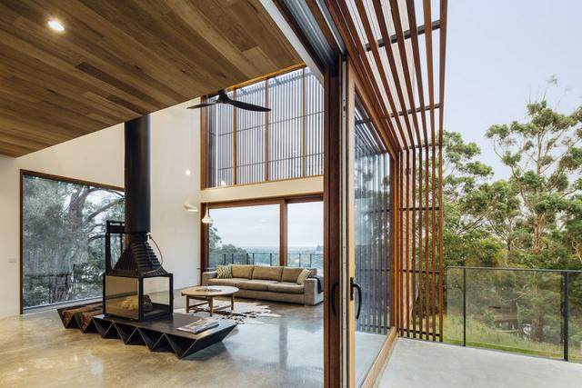 享受跃居树林之上的观景体验——Invermay住宅空间，澳大利亚-6.jpg