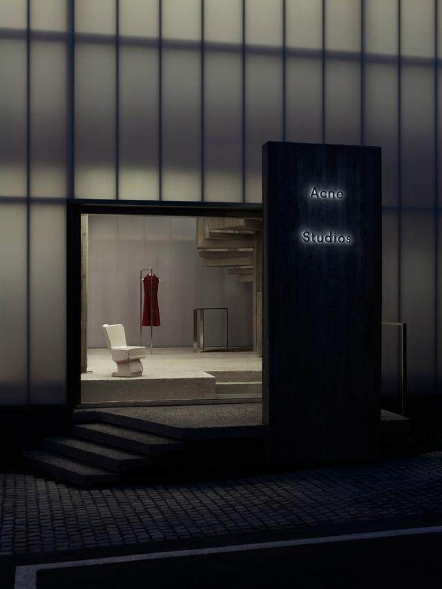 「設計」：Acne 首尔旗舰店 | 半透明材质打造瑞典風格店铺-8.jpg