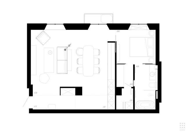单色调的公寓场景空间設計，还带有一个隐秘的杂物间-33.jpg