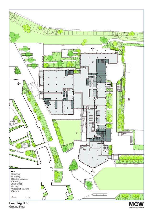 「設計」：北安普敦大学学习中心 MCW Architects-2.jpg