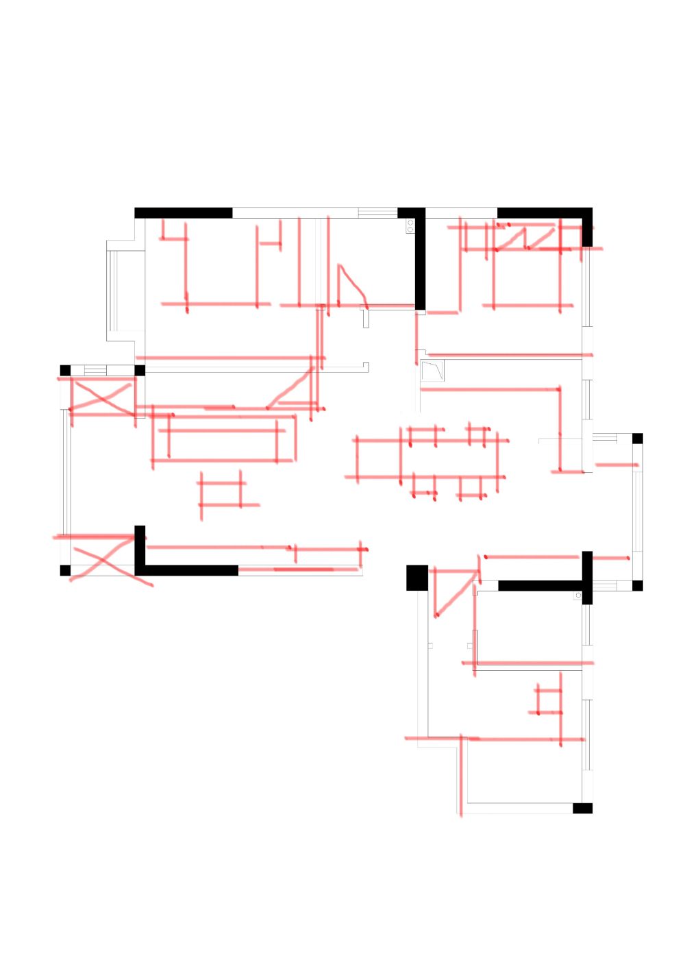 138m²大平层户型优化，哪位大神指导下_自住-Model.jpg