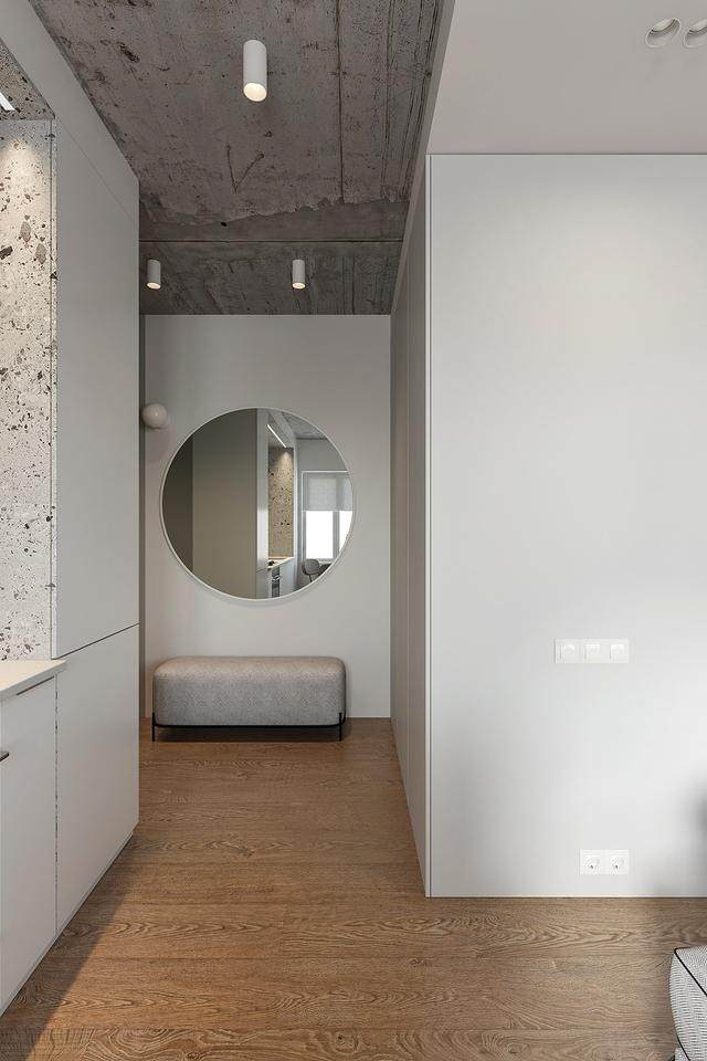 极简主义風格单间小公寓空间設計，从非传统的技术中获得软装设计价值-11.jpg