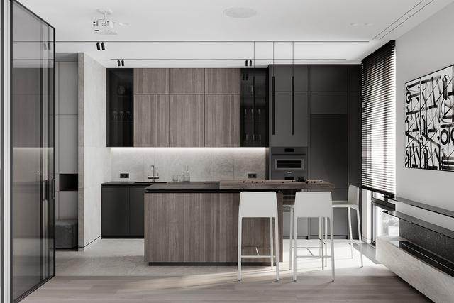 极简主义風格单间小公寓空间設計，从非传统的技术中获得软装设计价值-30.jpg