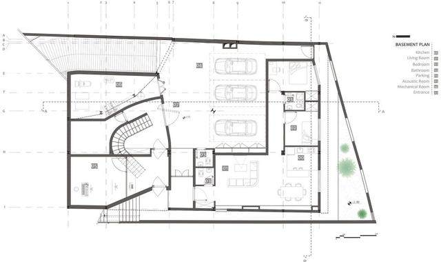 当空间遇上曲面——Villa for Younger Brother 別墅空间，伊朗-28.jpg