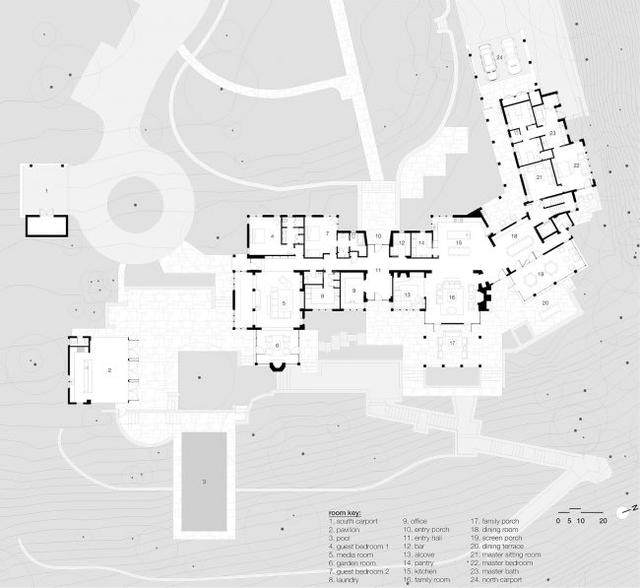 拥抱自然的度假式宅邸——Critter Creek別墅空间，美国-16.jpg