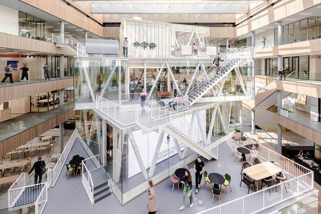 智慧空间 运动品牌ASICS亚瑟士霍夫多普EMEA总部大楼設計欣赏-7.jpg