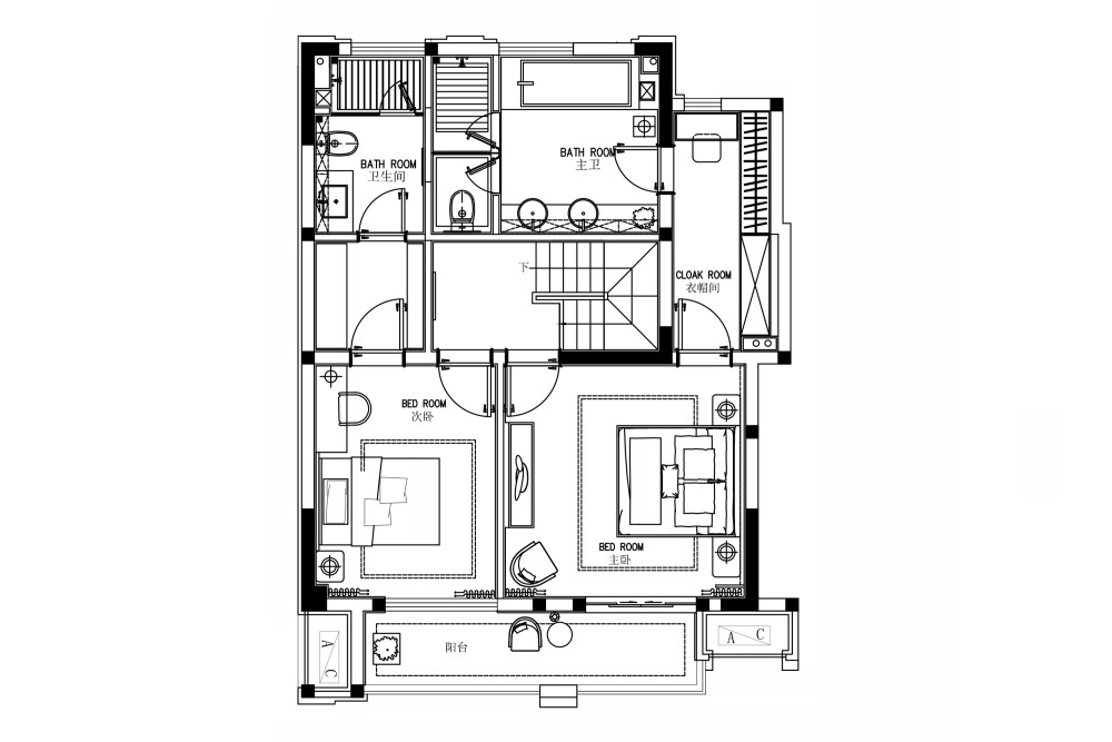 苏州当代mom大湖上品叠墅样板间hdesign