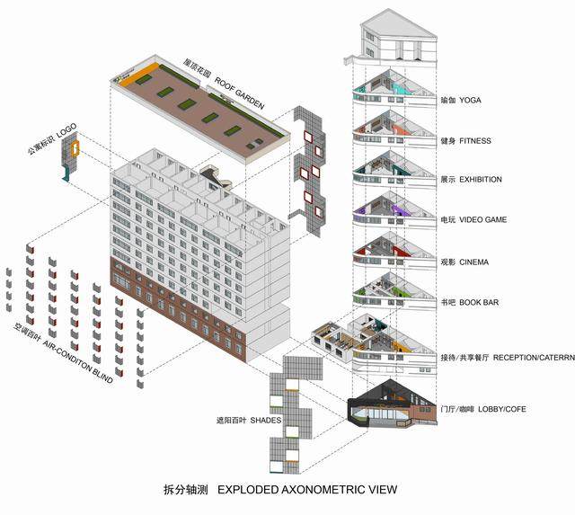 西安高新创业社区E客公寓改造 / 土木石建築設計-15.jpg