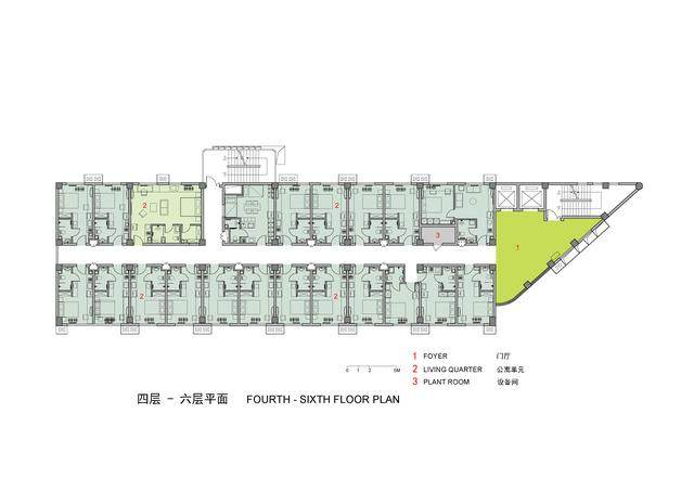 西安高新创业社区E客公寓改造 / 土木石建築設計-17.jpg