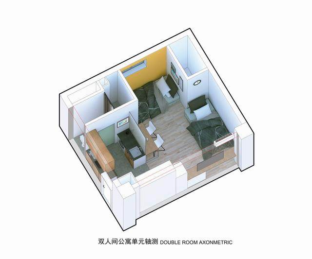 西安高新创业社区E客公寓改造 / 土木石建築設計-20.jpg