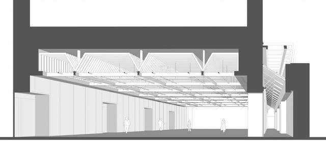 清华大学美术学院多功能厅改造，叠合的透明性解决空间功能与形态-11.jpg