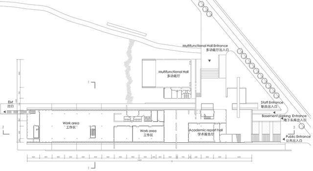 四川美术学院虎溪校区图书馆，以一种简洁整体的形式屹立于山城-9.jpg