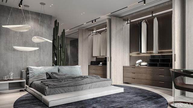 位于莫斯科的豪华公寓，木材与大理石营造出的温暖住宅空间-20.jpg