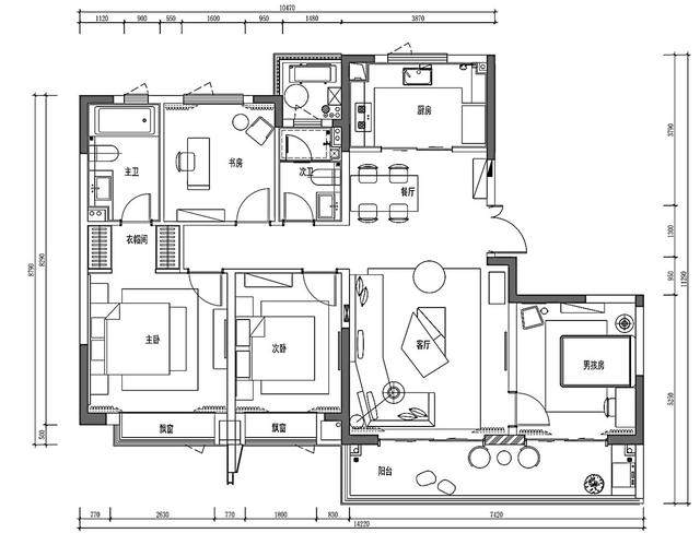 139.0m²轻奢艺术样板间，重构巴洛克風格的无尽浪漫 | 邸设設計-31.jpg