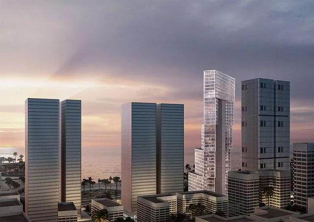 OMA公布科威特海滨阶梯式塔楼設計方案-4.jpg