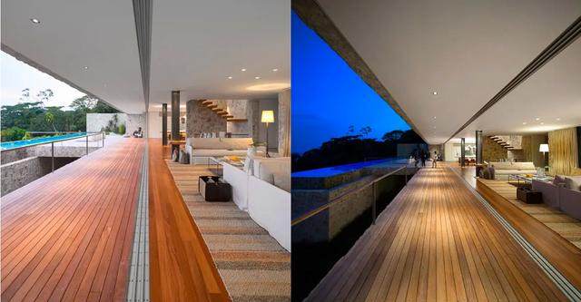在巴西，海景和石墙塑造了一座奢华的现代住宅空间-32.jpg