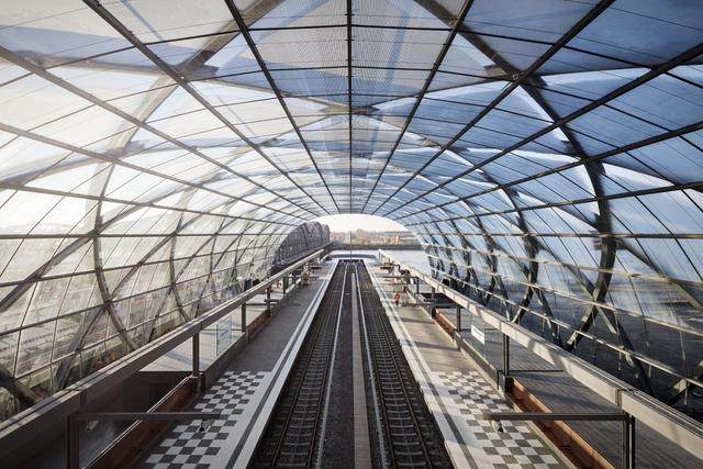 汉堡港口新城地铁站正式落成通车——汉堡易北河桥新地铁站，德国-4.jpg