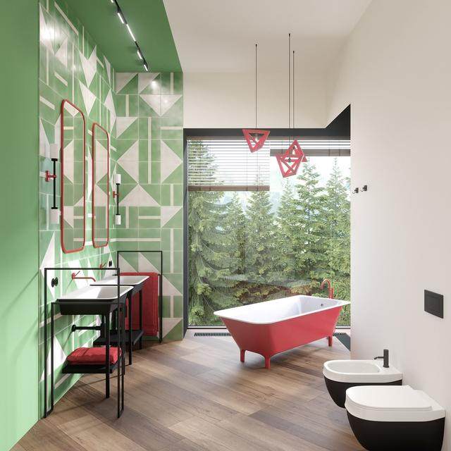 红色浴室的設計理念，充满热情与神秘感的空间设计方案-22.jpg