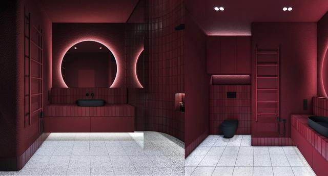 红色浴室的設計理念，充满热情与神秘感的空间设计方案-21.jpg