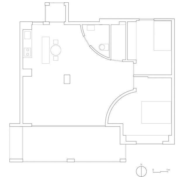 为一对老年夫妇設計的小户型公寓 | 何海波建築工作室-10.jpg