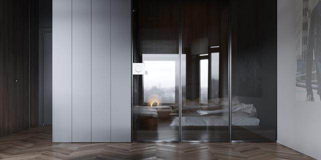 大气奢华的住宅空间設計，以深灰色的现代软装设计为基础-33.jpg