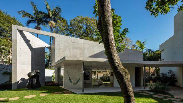 角形解构，巴西混凝土花园“客廳”-2.jpg