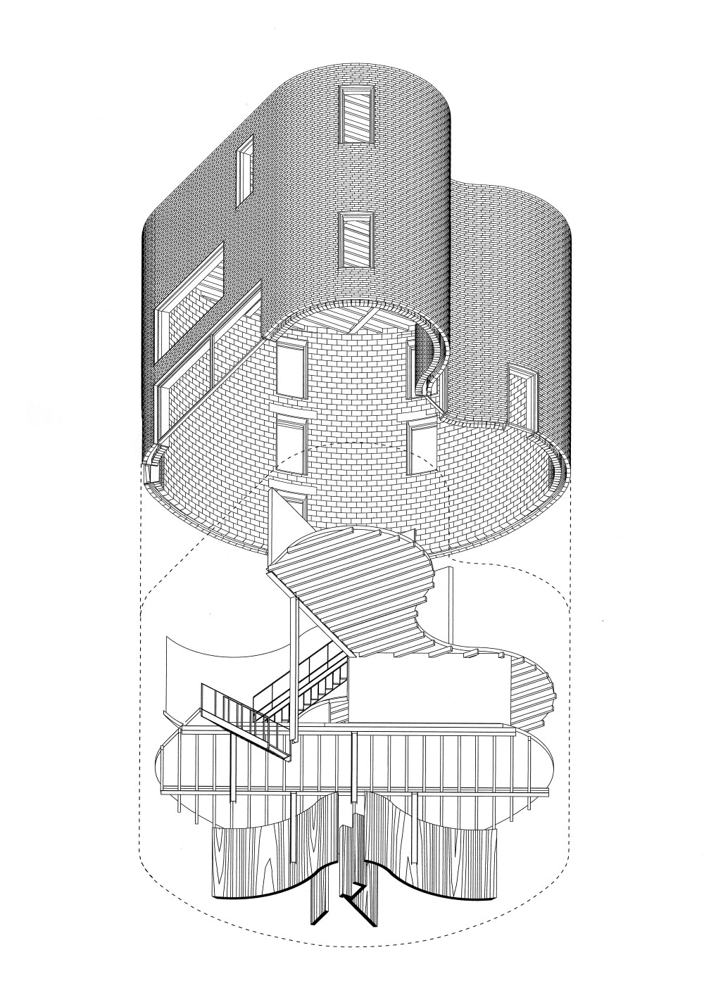 比利時根特實驗性碉堡別墅(2015)(blaf architecten)設計