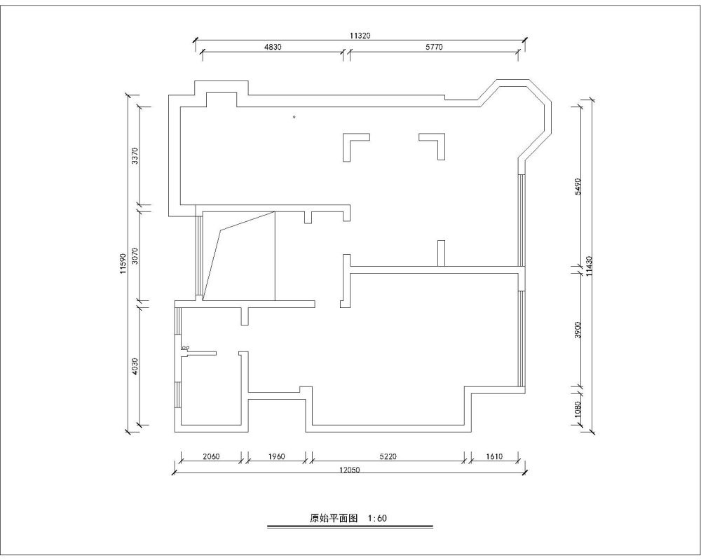 卧室太大显得太空了，求朋友些给点建议_原始结构