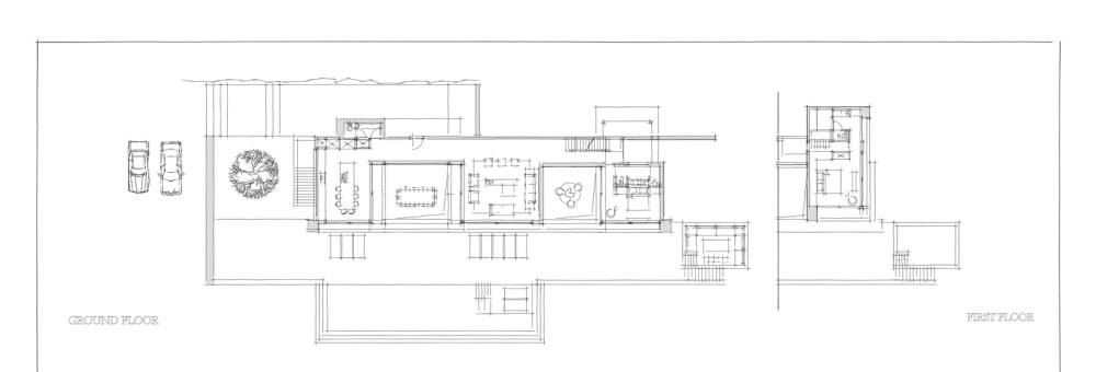 希腊凯法利尼亚岛银色住宅 Silver House / Dwek Architectes_ground_floor.jpg