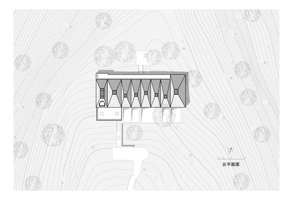 一览居，山谷中的守望（中国美术学院风景建筑设计研究总院）设计_28一览居总平面图.jpg
