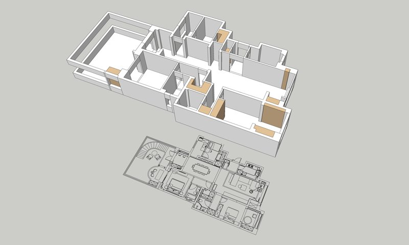 收纳空间展示（一层）