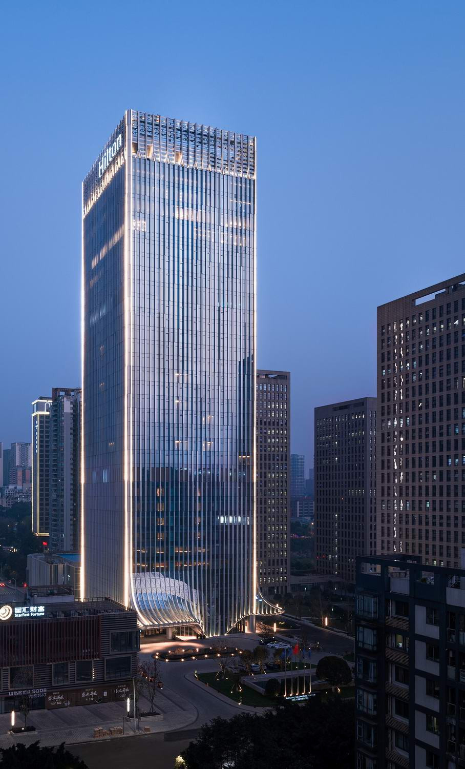 杨邦胜酒店设计新作重庆高科希尔顿酒店